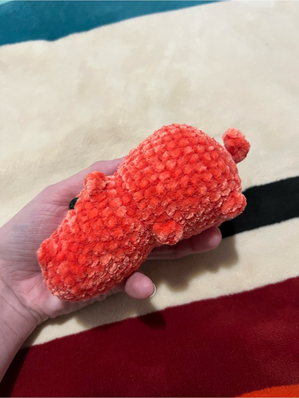 Small Plush Crocheted Hippo 🦛 - Picture 6 of 7
